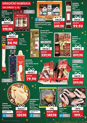 Kaufland leták - Super ceny pro vaše dokonalé Vánoce strana 28