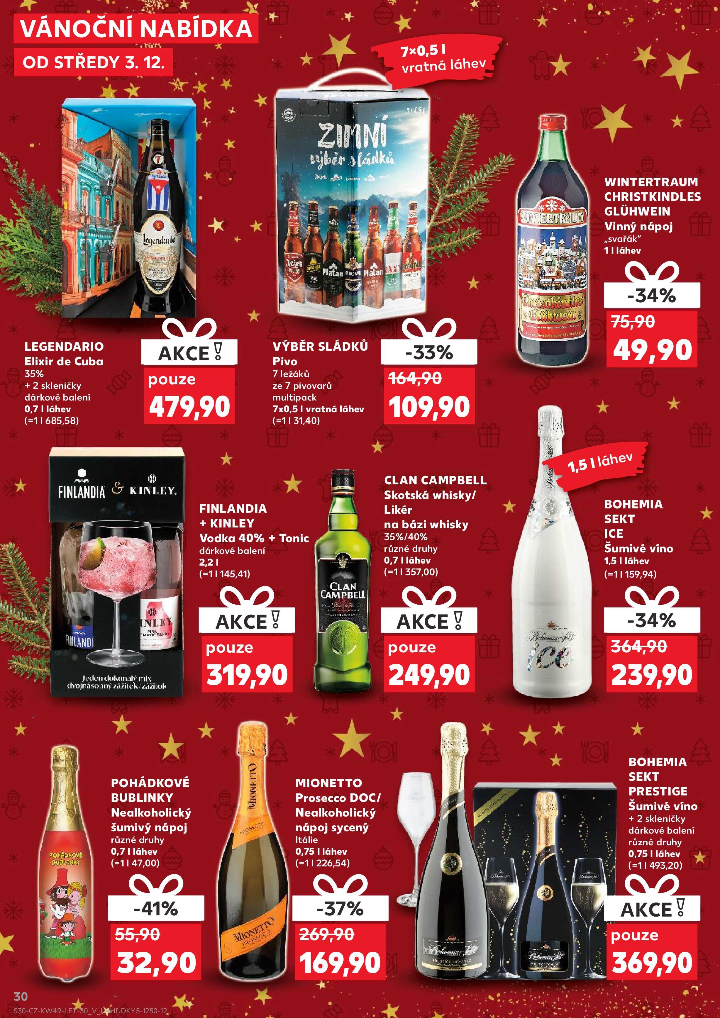 Kaufland leták - Super ceny pro vaše dokonalé Vánoce Kaufland strana 30