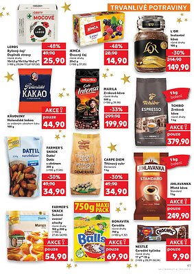 Kaufland leták - Super ceny pro vaše dokonalé Vánoce strana 41