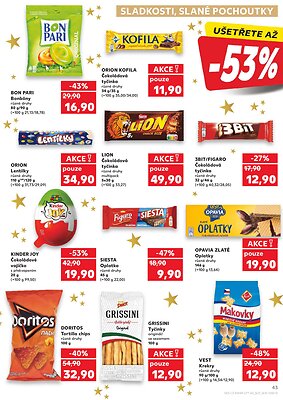 Kaufland leták - Super ceny pro vaše dokonalé Vánoce strana 43