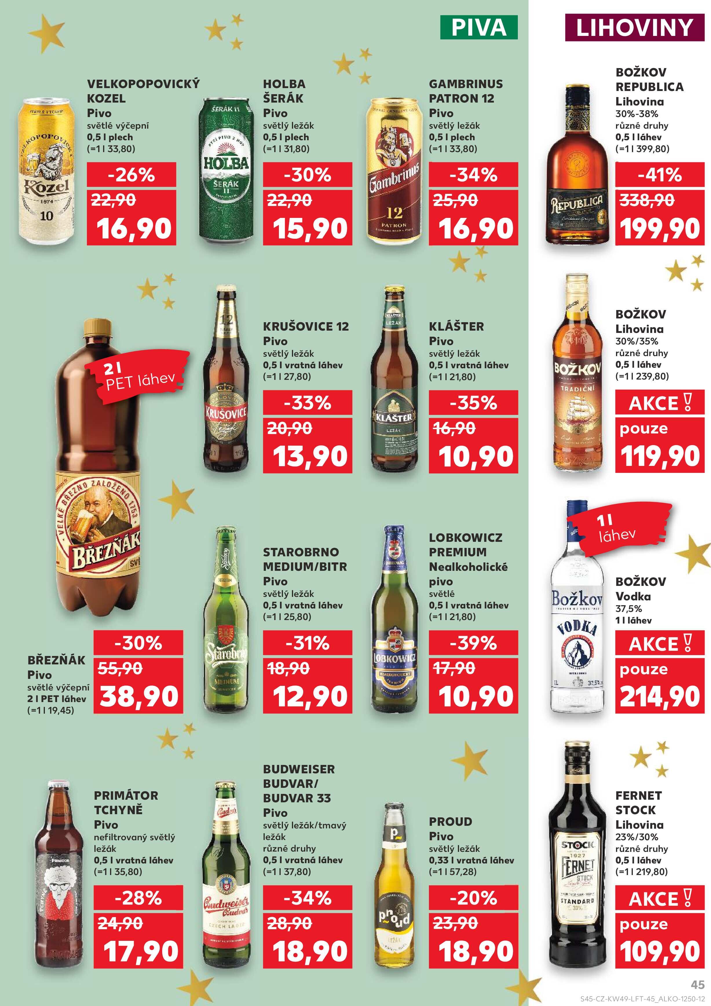 Kaufland leták - Super ceny pro vaše dokonalé Vánoce Kaufland strana 45