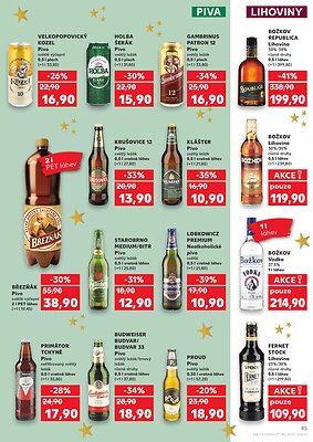 Kaufland leták - Super ceny pro vaše dokonalé Vánoce strana 45