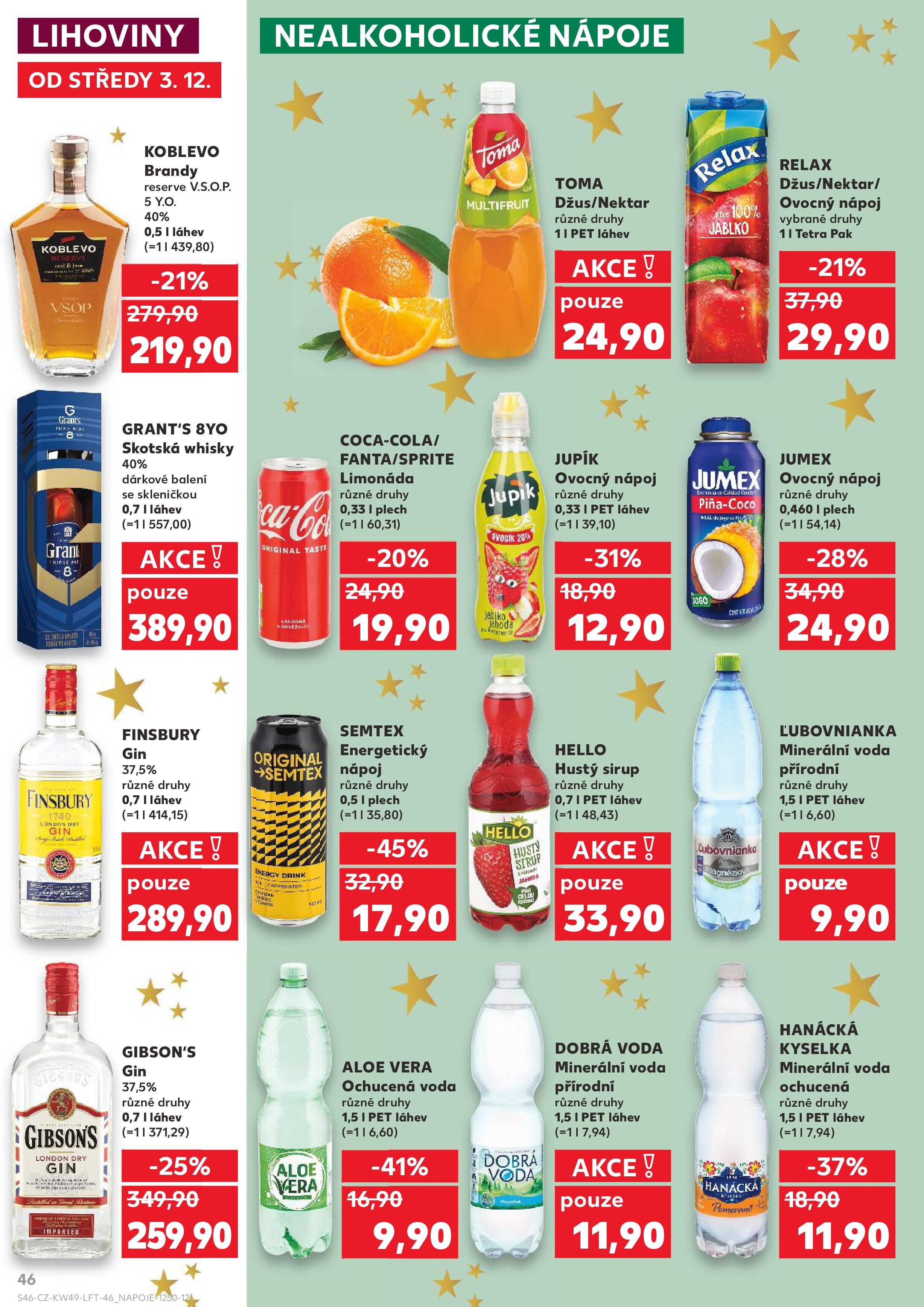 Kaufland leták - Super ceny pro vaše dokonalé Vánoce Kaufland strana 46