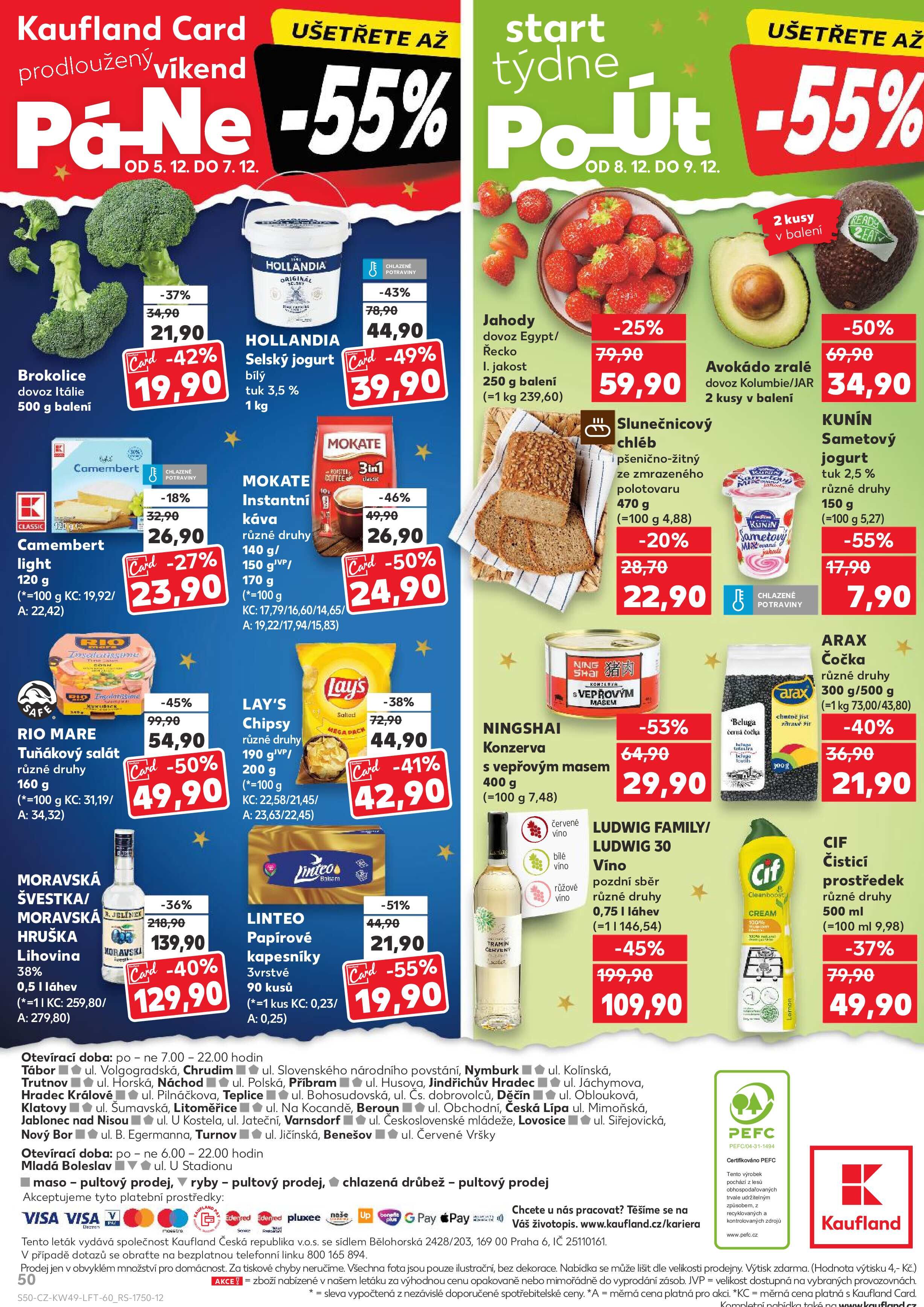 Kaufland leták - Super ceny pro vaše dokonalé Vánoce Kaufland strana 50