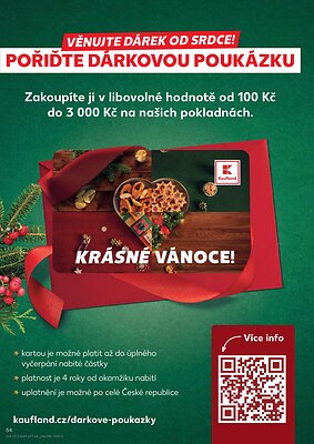 Kaufland leták - Super ceny pro vaše dokonalé Vánoce strana 54