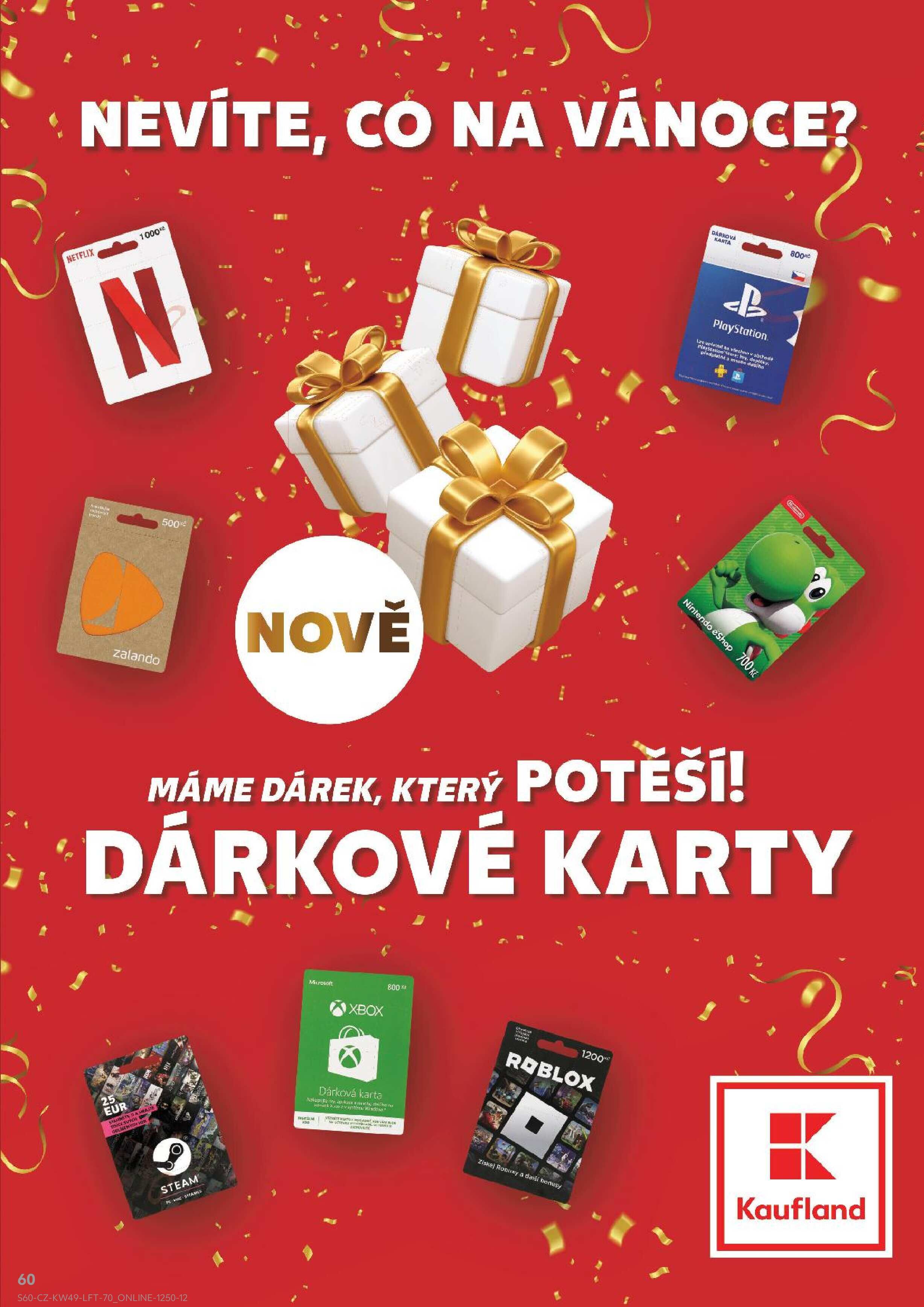 Kaufland leták - Super ceny pro vaše dokonalé Vánoce Kaufland strana 60