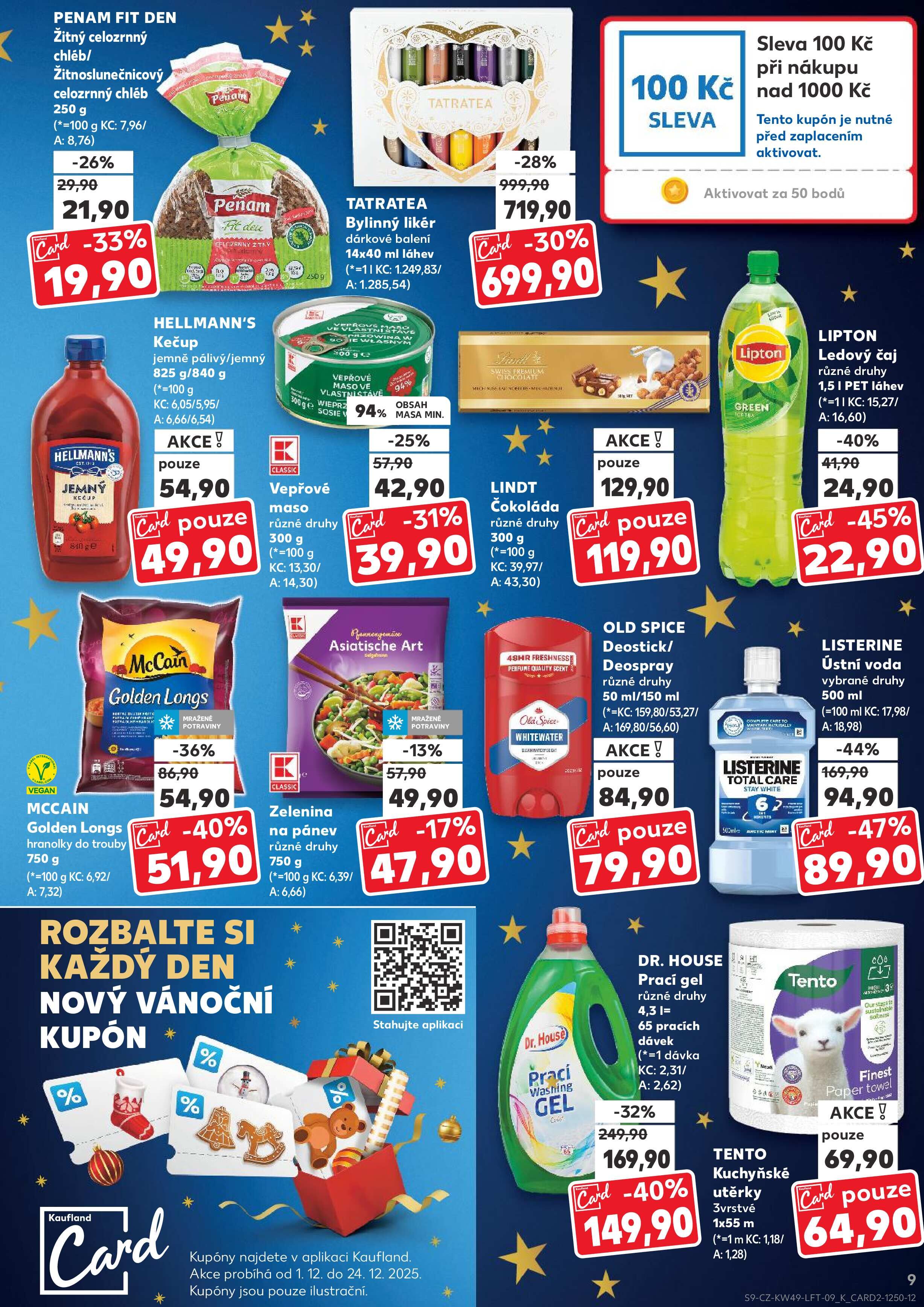 Kaufland leták - Super ceny pro vaše dokonalé Vánoce Kaufland strana 9