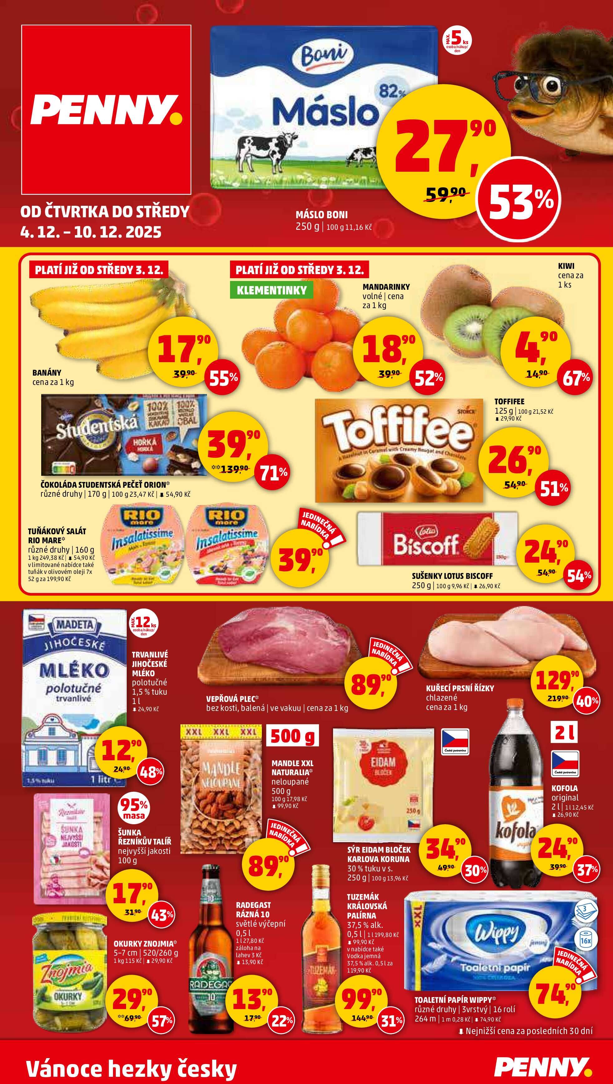 Penny akční leták Penny Market strana 1