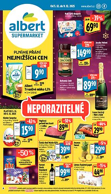 Leták Albert Albert Supermarket leták platný od 2025-12-03 do 2025-12-09