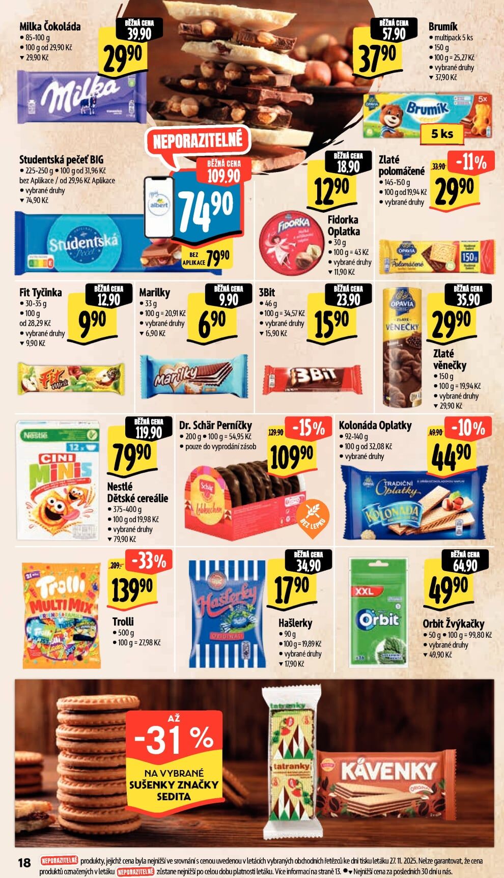 Albert Supermarket leták Albert strana 25