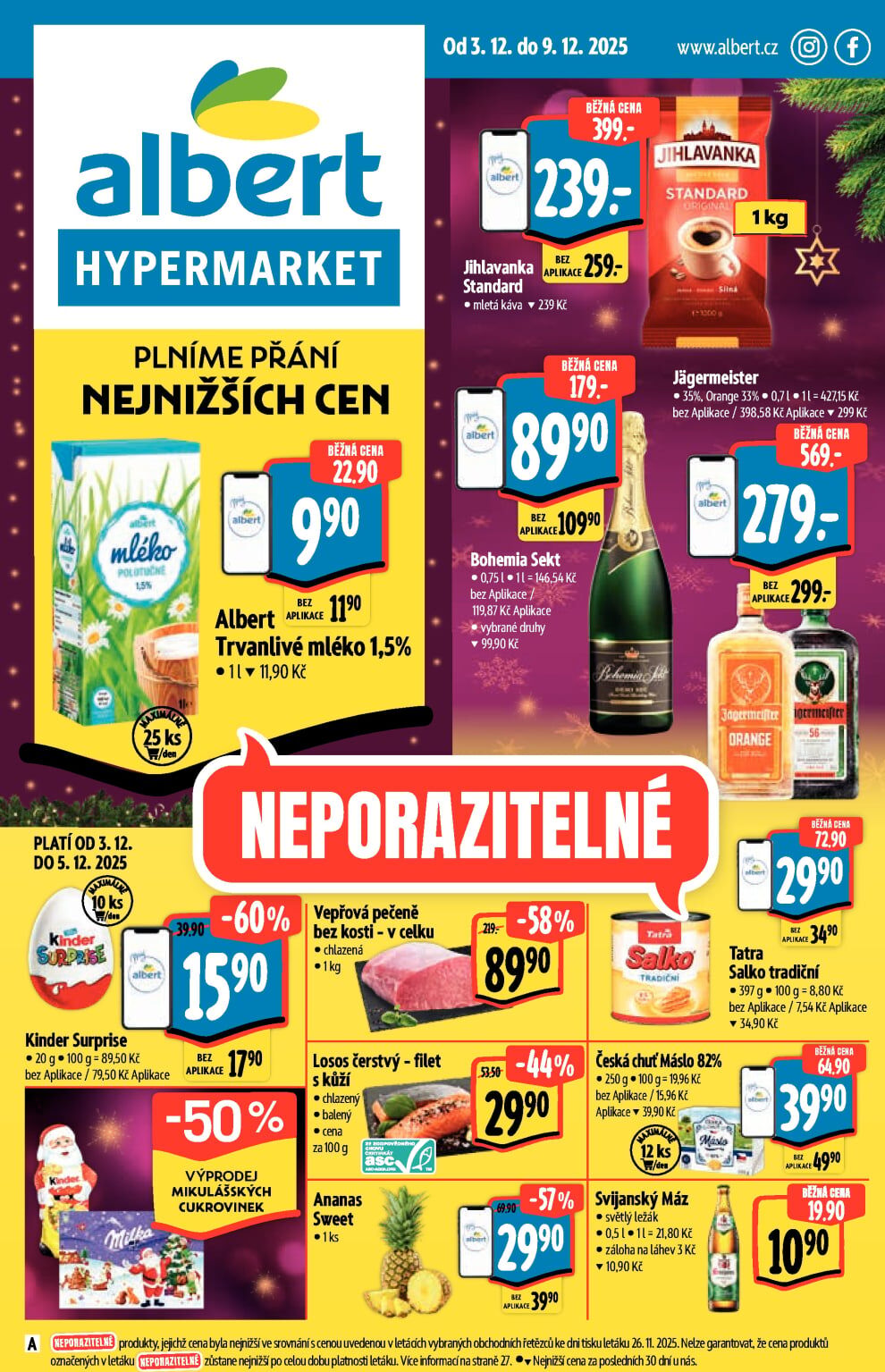 Albert Hypermarket leták Albert strana 1