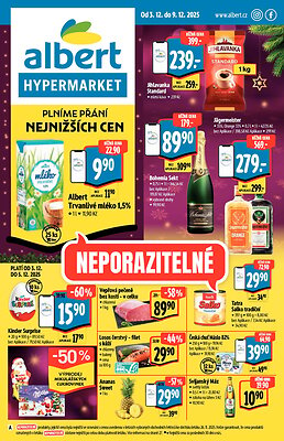 Leták Albert Albert Hypermarket leták platný od 2025-12-03 do 2025-12-09