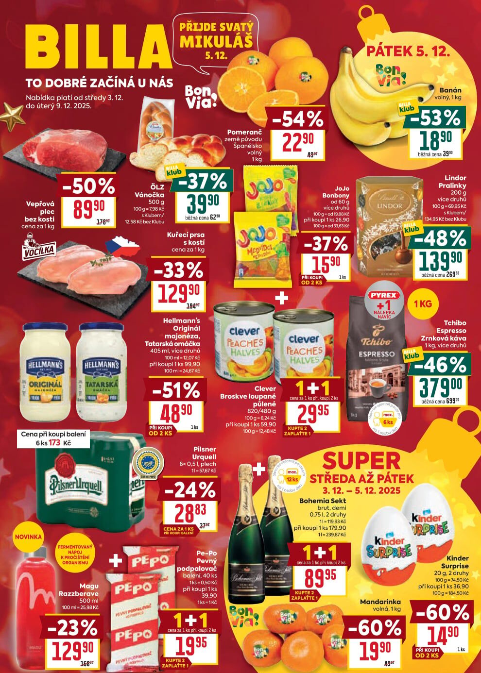 BILLA velký leták BILLA strana 1