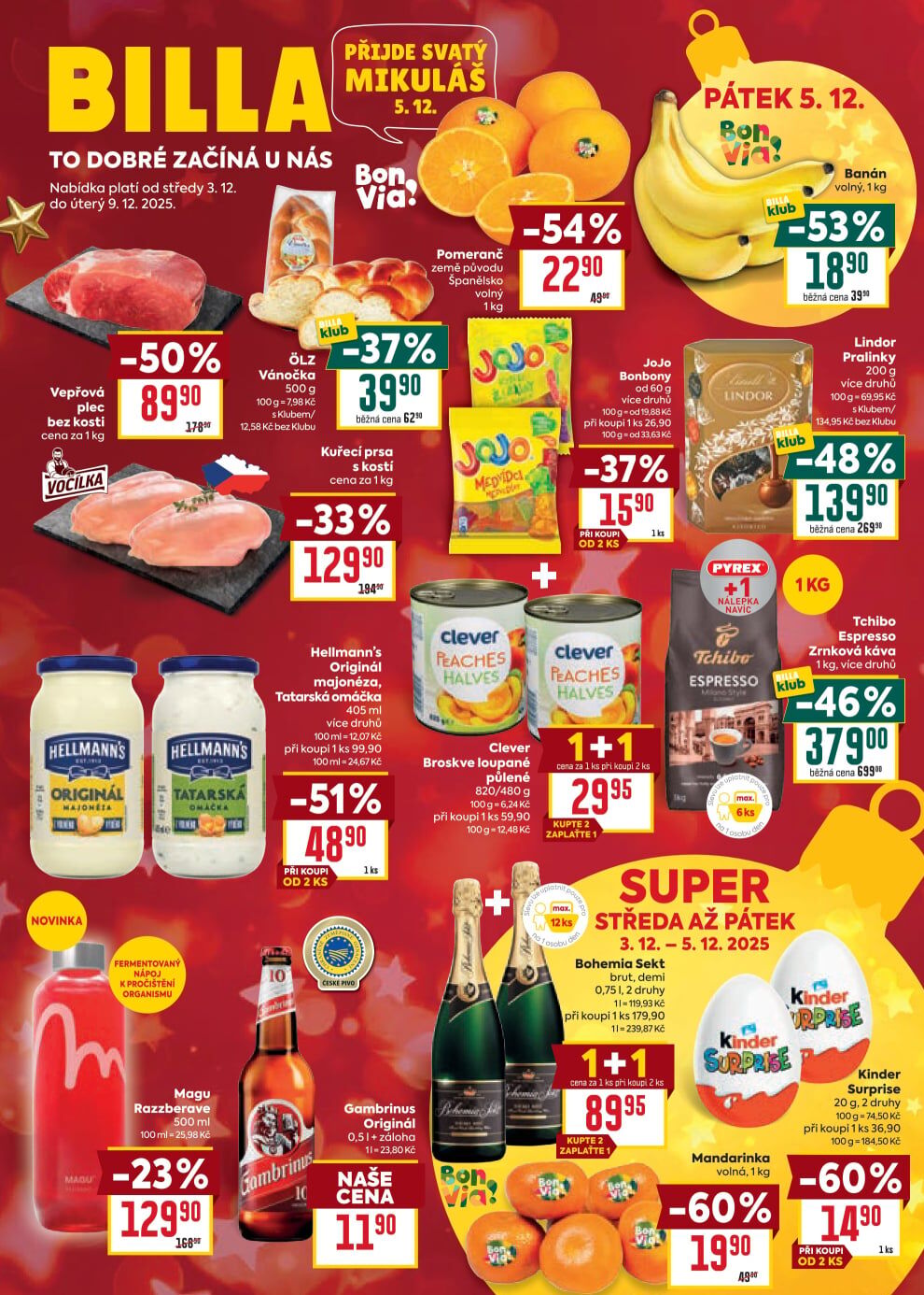 BILLA malý leták BILLA strana 1