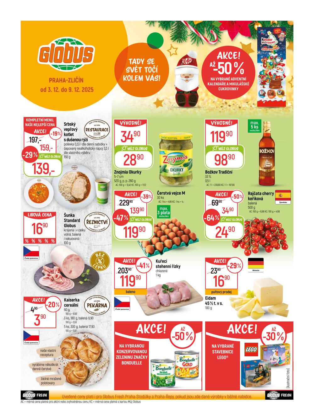 Globus leták Praha - Zličín Globus strana 1