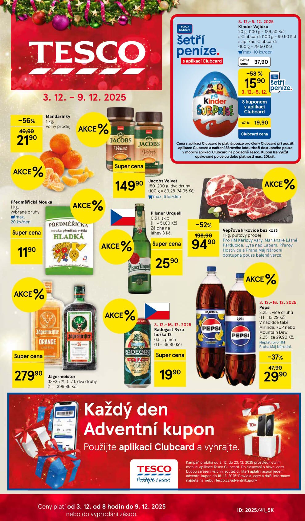 Tesco hypermarket leták Tesco strana 1