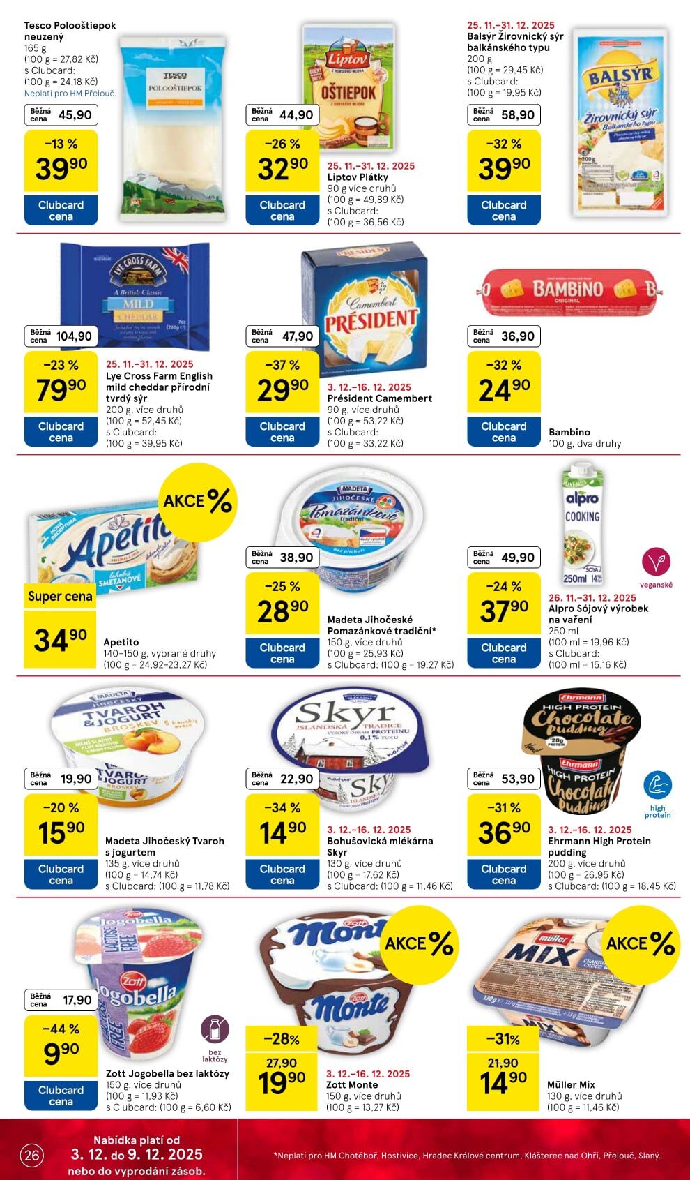 Tesco hypermarket leták Tesco strana 26