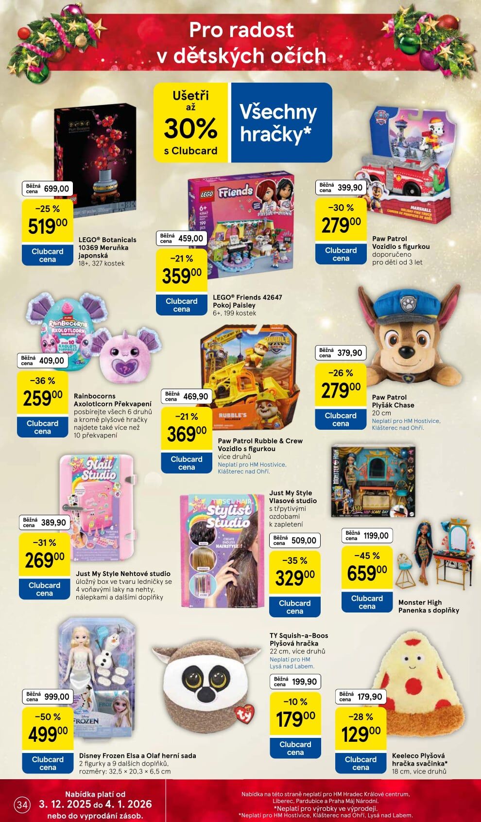 Tesco hypermarket leták Tesco strana 34