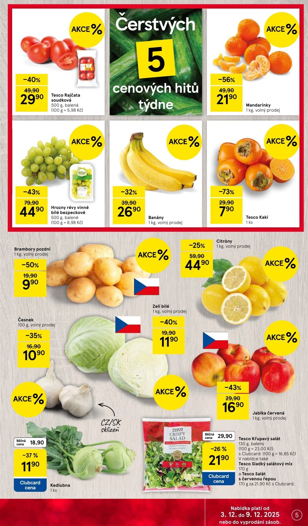 Tesco hypermarket leták Tesco strana 5