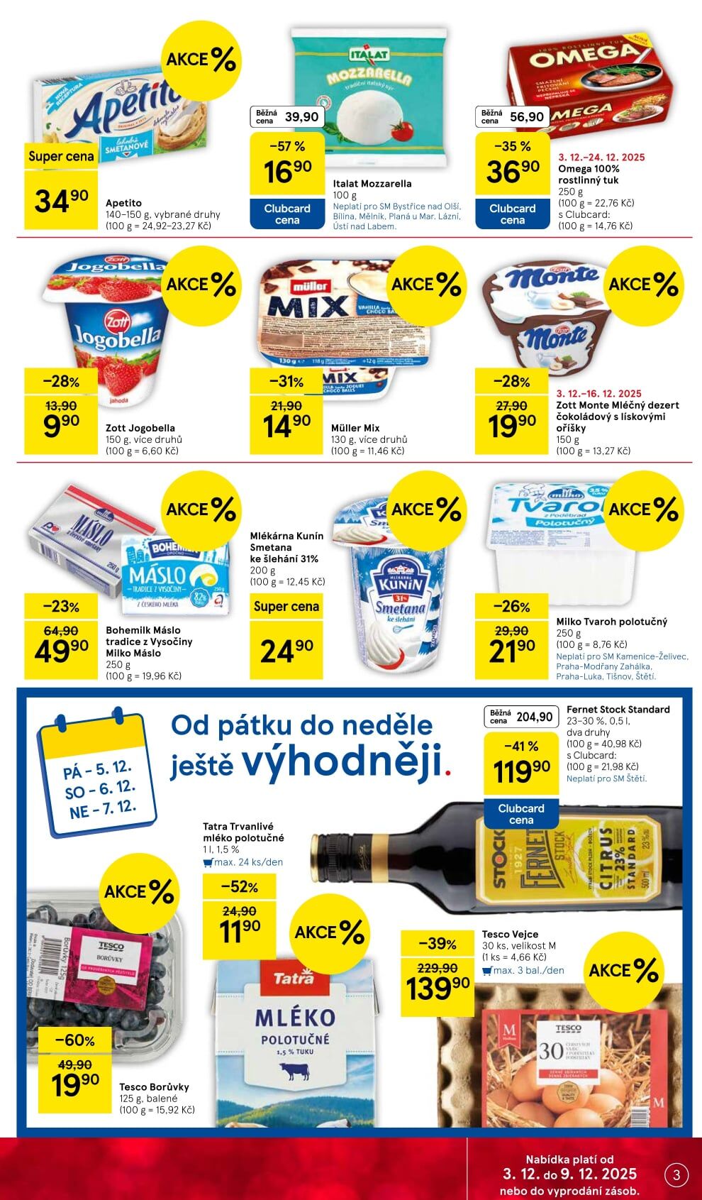 Tesco supermarket leták Tesco strana 3