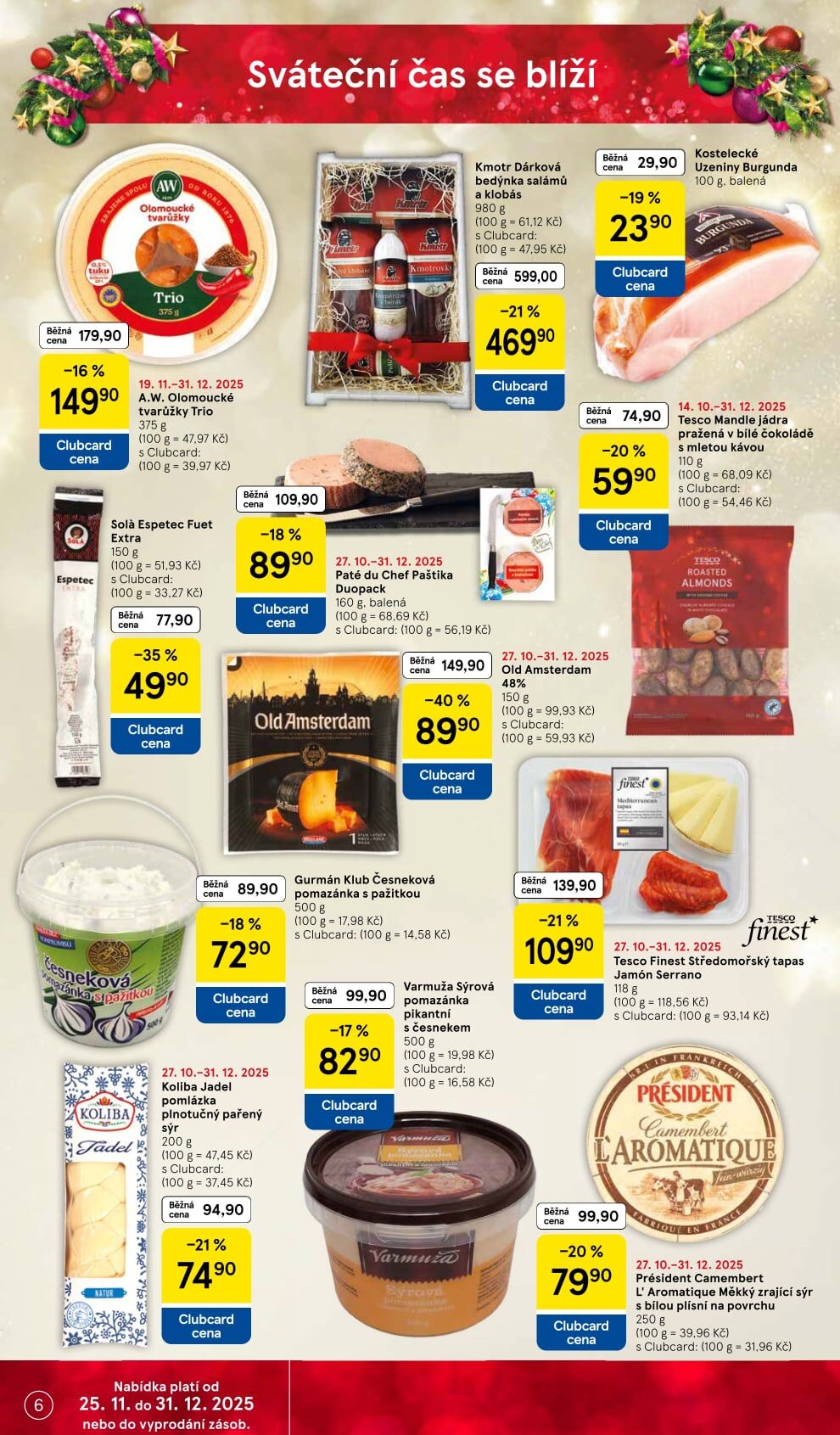 Tesco supermarket leták Tesco strana 6