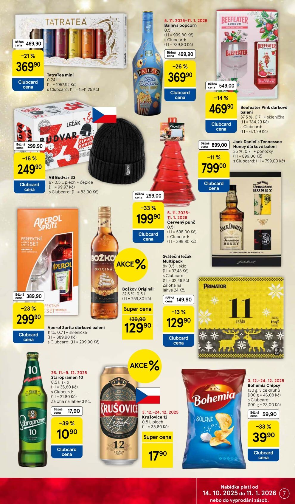 Tesco supermarket leták Tesco strana 7