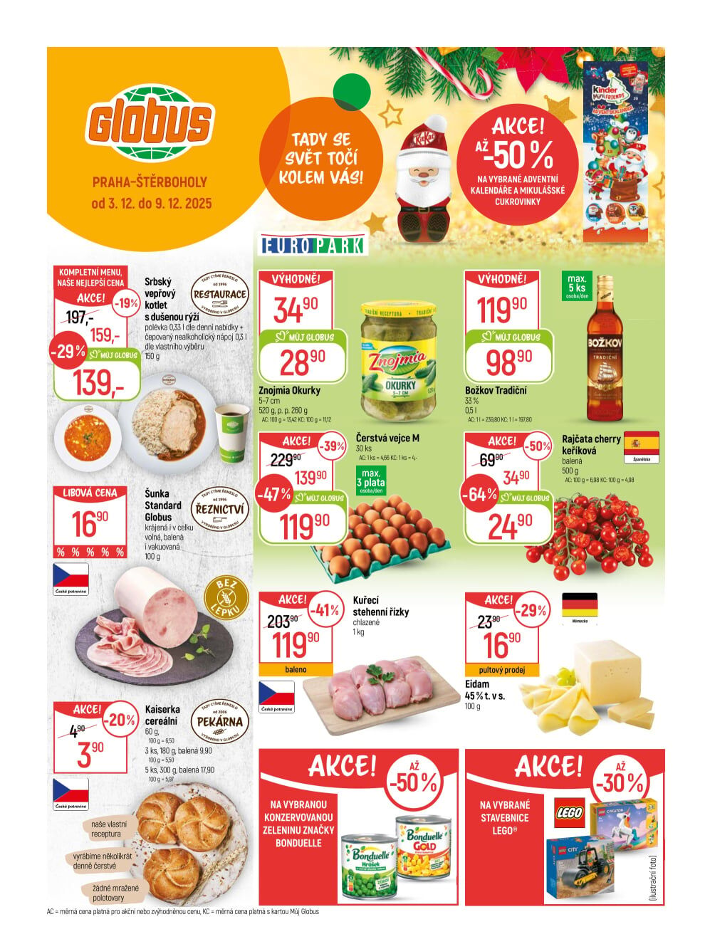 Globus leták Praha - Štěrboholy Globus strana 1