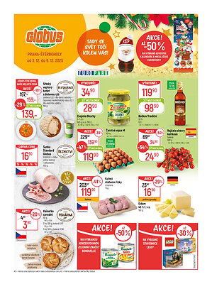 Leták Globus Globus leták Praha - Štěrboholy platný od 2025-12-03 do 2025-12-09