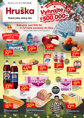 Leták Hruška Hruška leták platný od 2025-12-03 do 2025-12-09