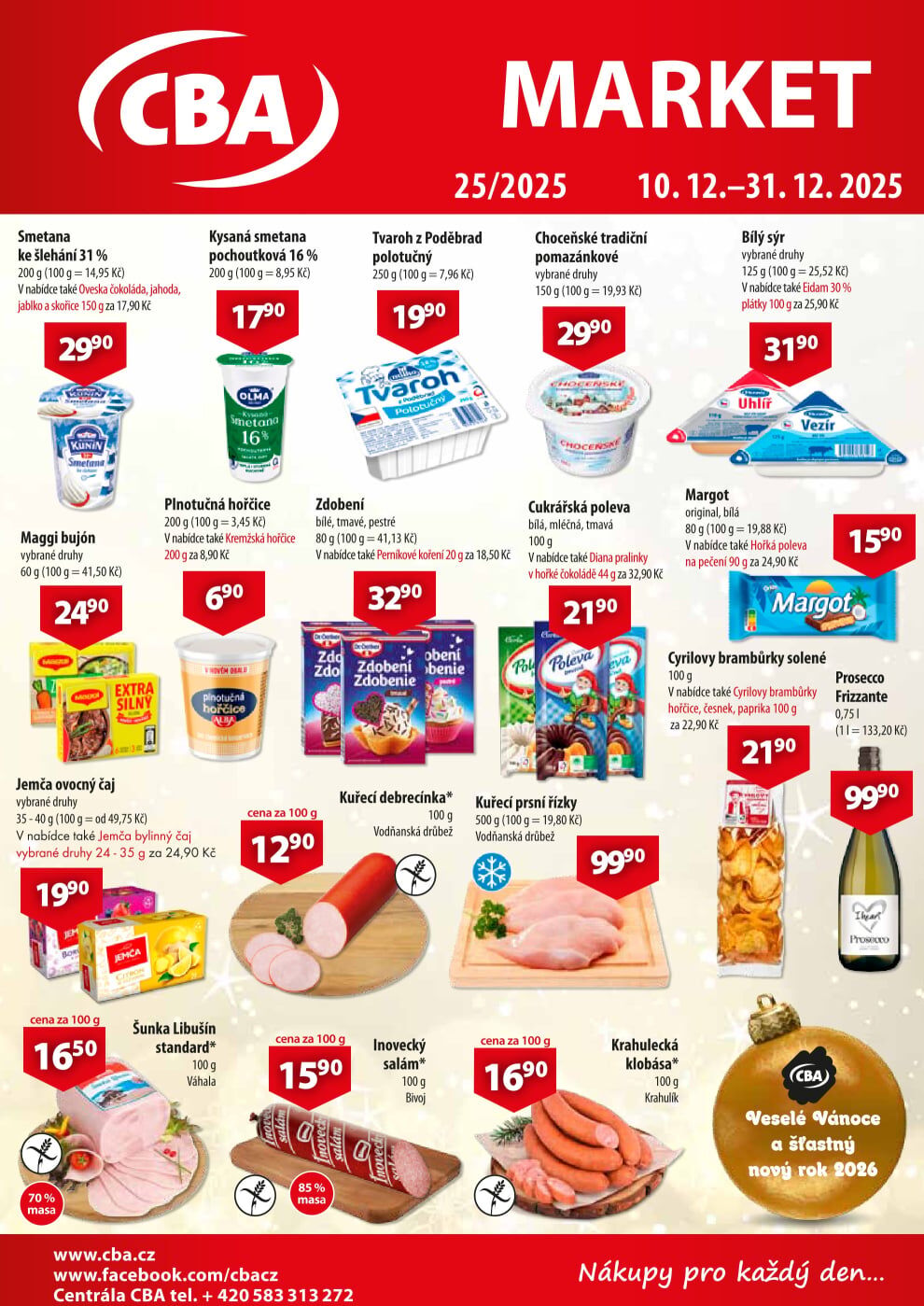 CBA Market leták CBA strana 1