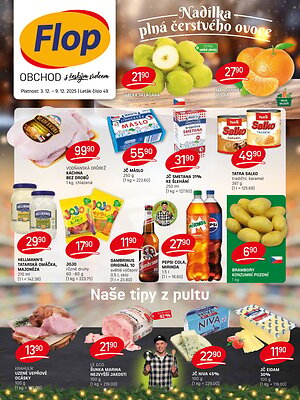 Leták FLOP FLOP leták platný od 2025-12-03 do 2025-12-09