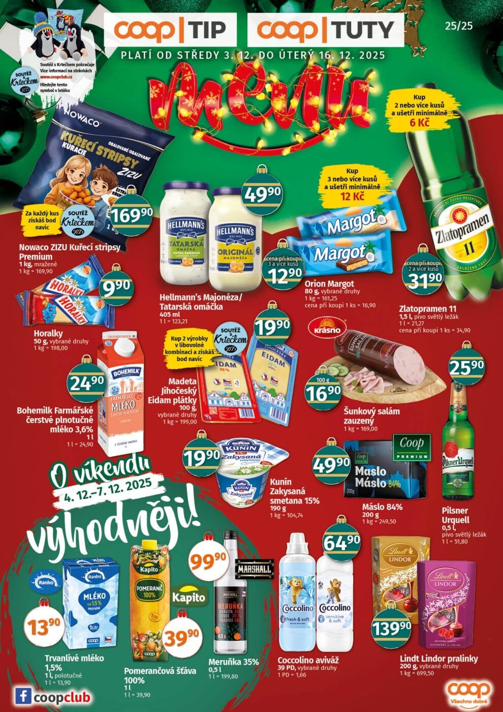 COOP leták - TIP a TUTY Menu COOP strana 1