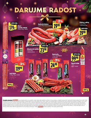 Albert Supermarket - Akční katalog Darujme radost strana 15
