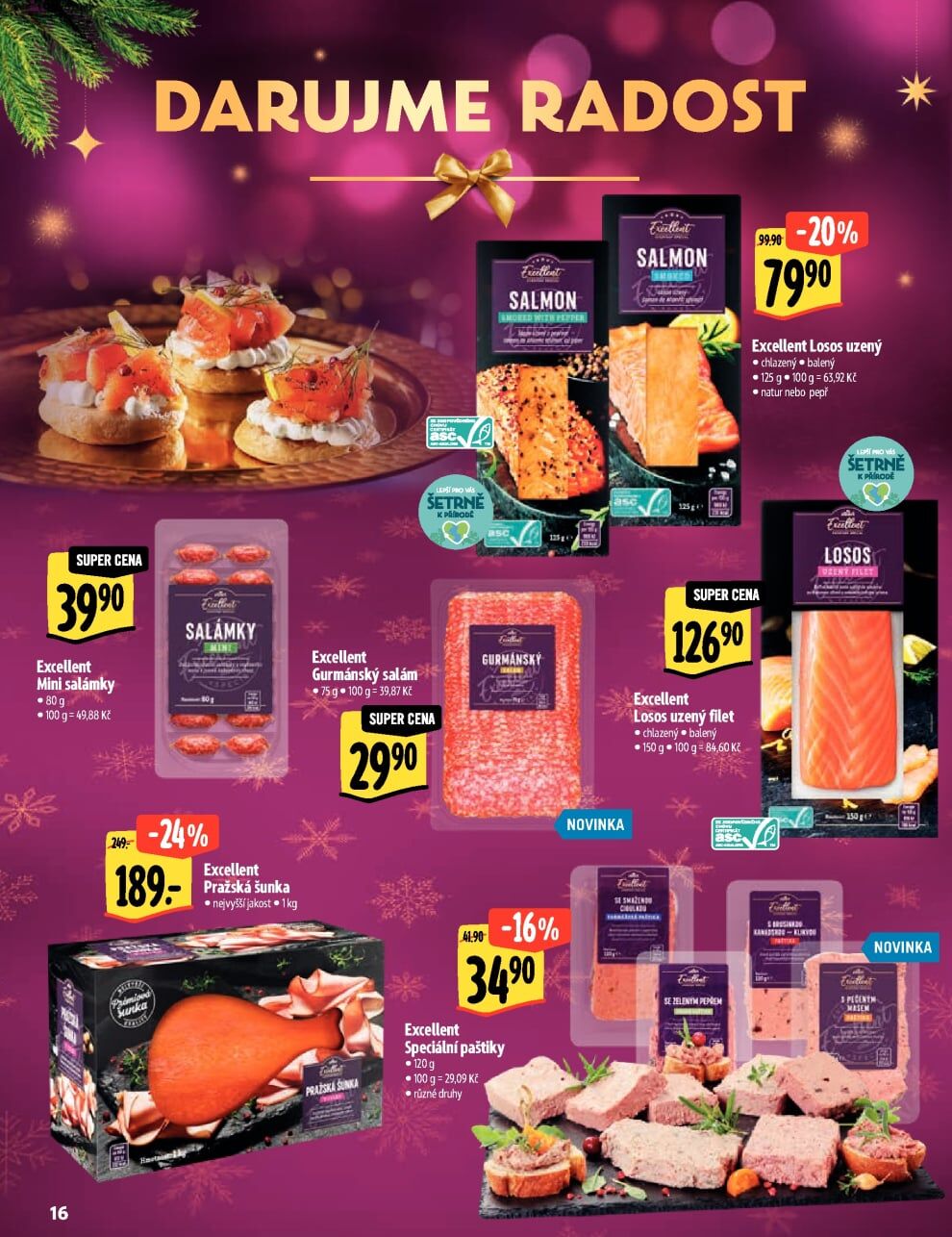 Albert Supermarket - Akční katalog Darujme radost Albert strana 16