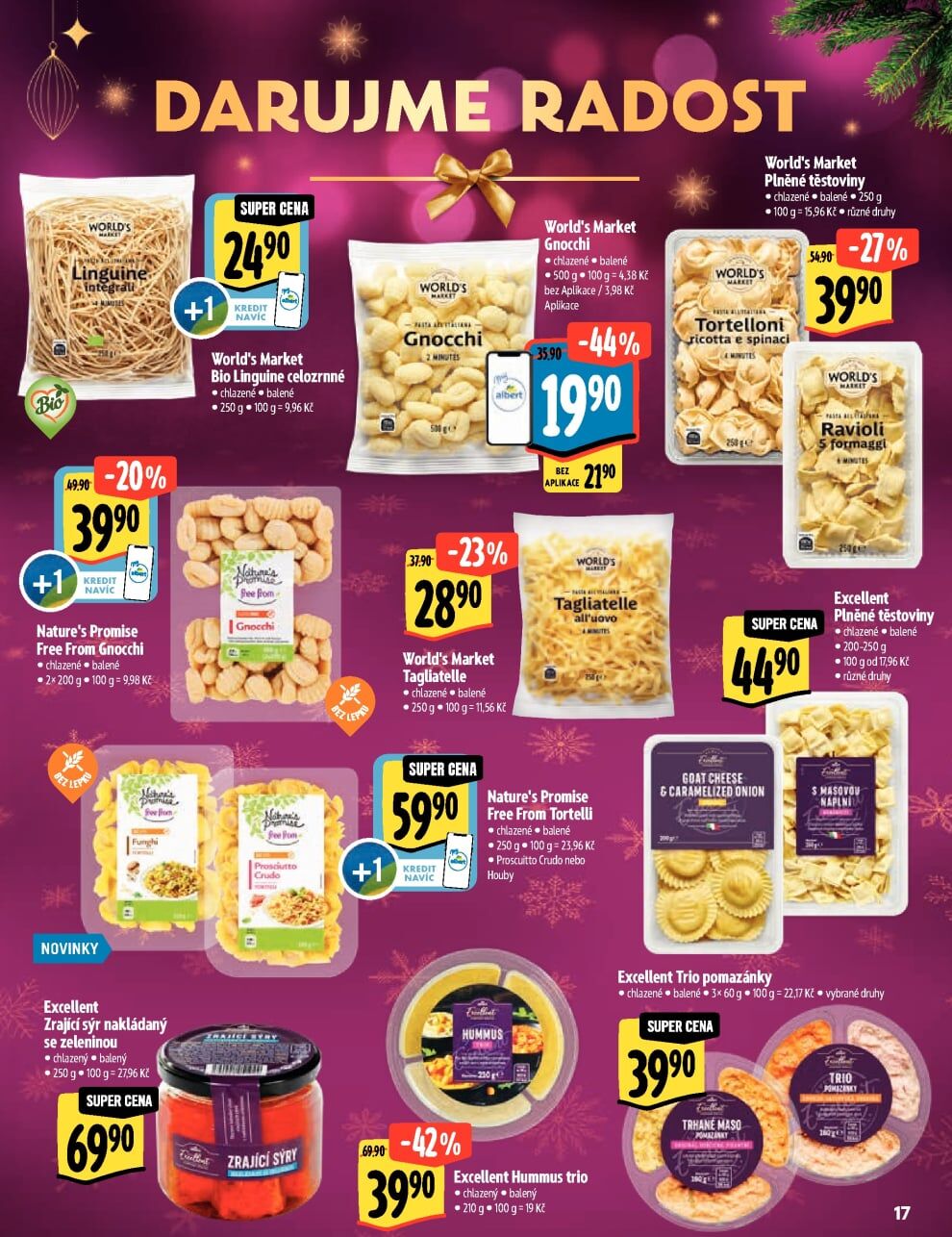 Albert Supermarket - Akční katalog Darujme radost Albert strana 17