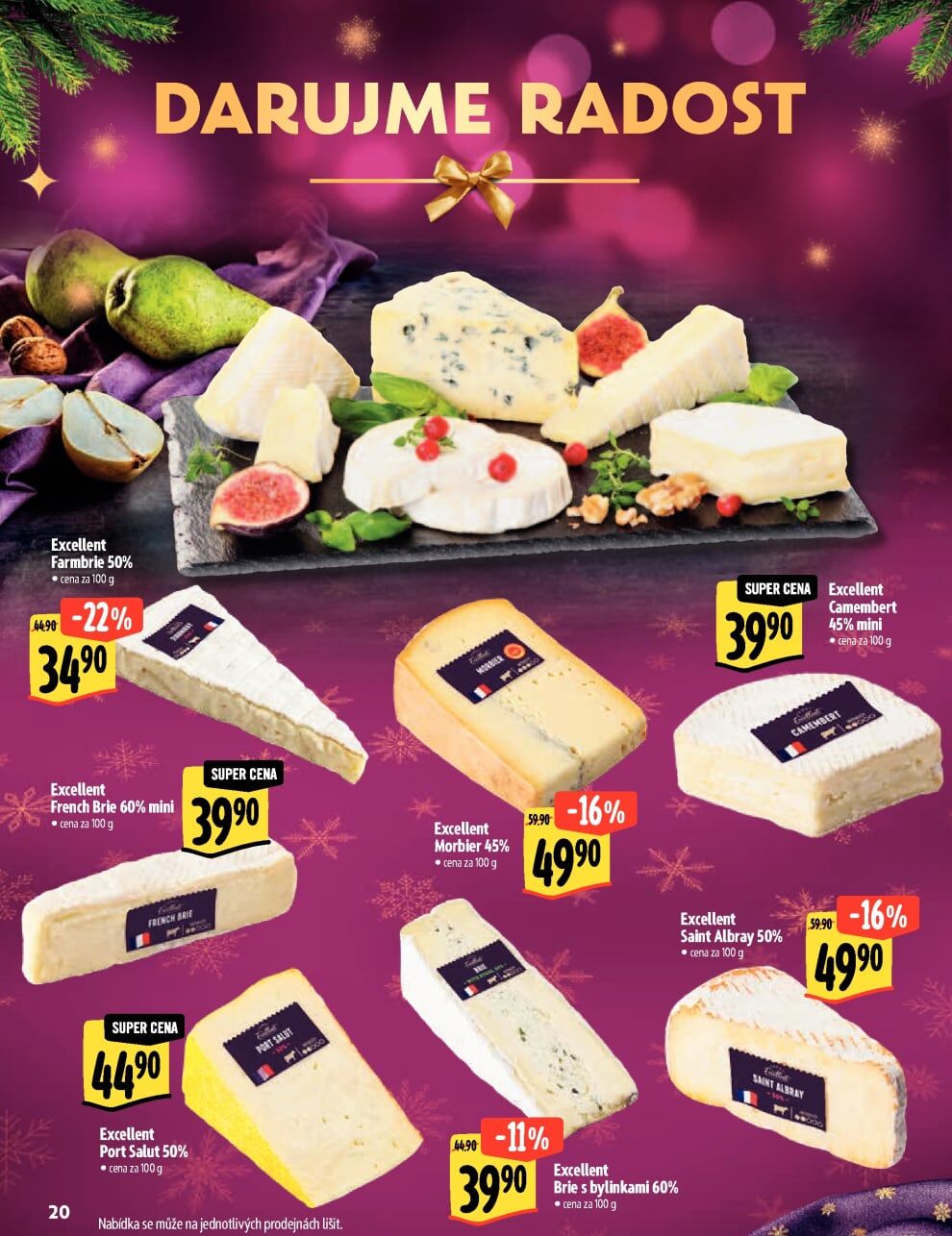 Albert Supermarket - Akční katalog Darujme radost Albert strana 20