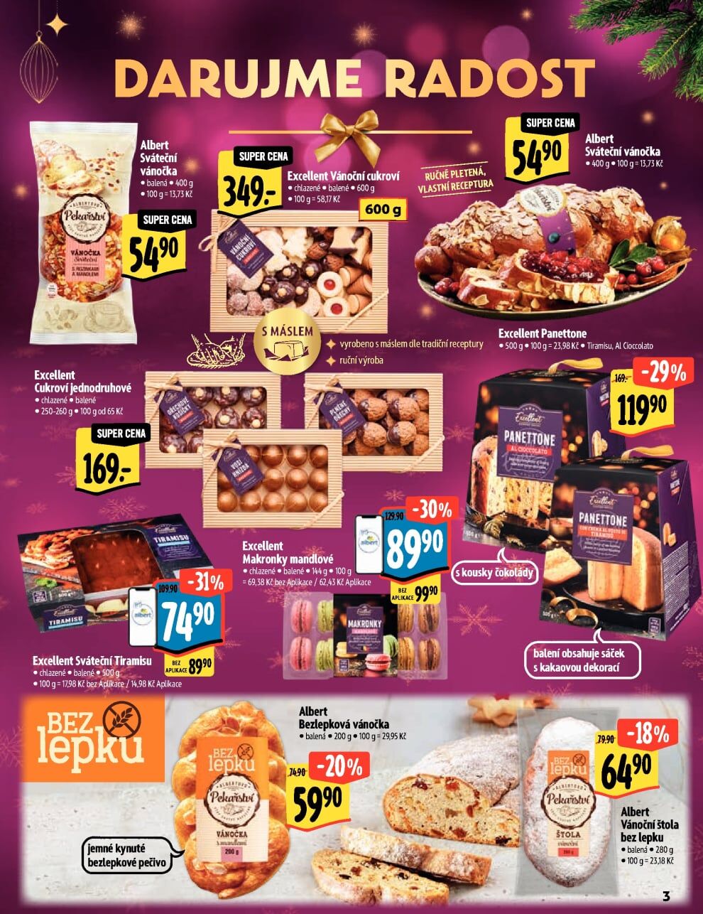 Albert Supermarket - Akční katalog Darujme radost Albert strana 3