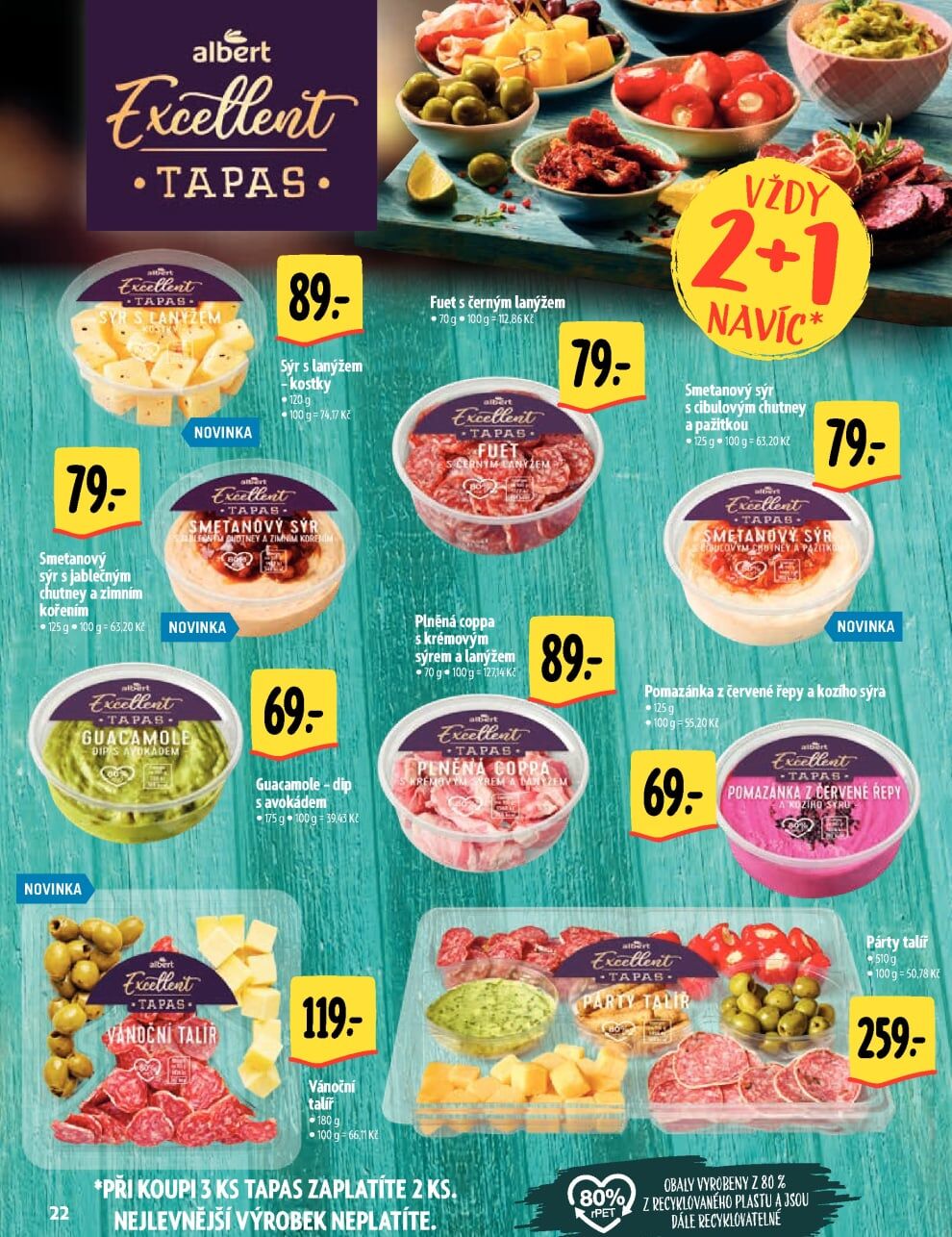 Albert Supermarket - Akční katalog Darujme radost Albert strana 22