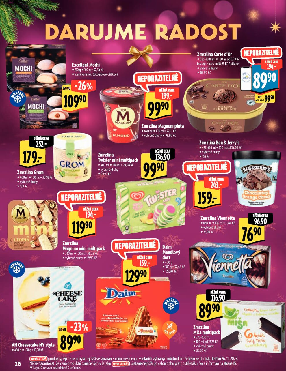 Albert Supermarket - Akční katalog Darujme radost Albert strana 26