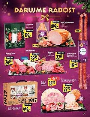Albert Hypermarket - Akční katalog Darujme radost II. strana 15