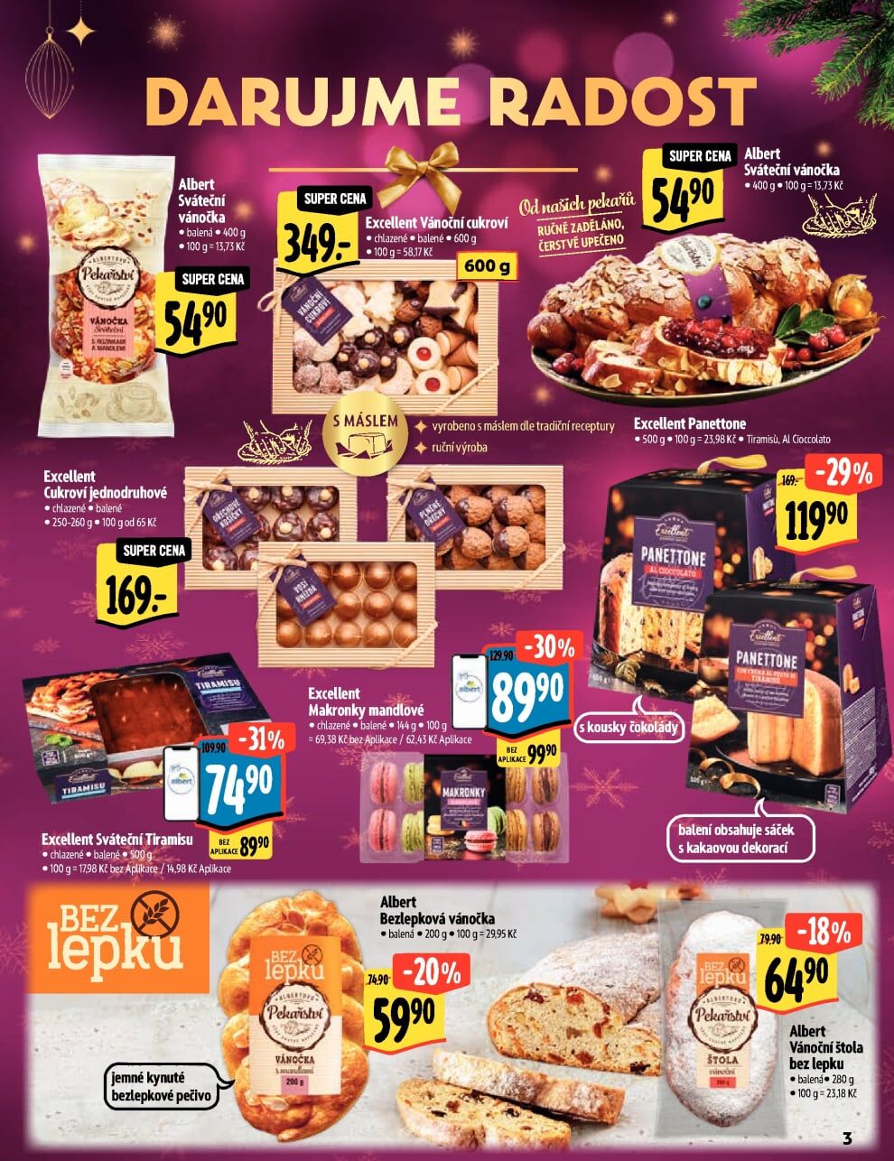 Albert Hypermarket - Akční katalog Darujme radost II. Albert strana 3