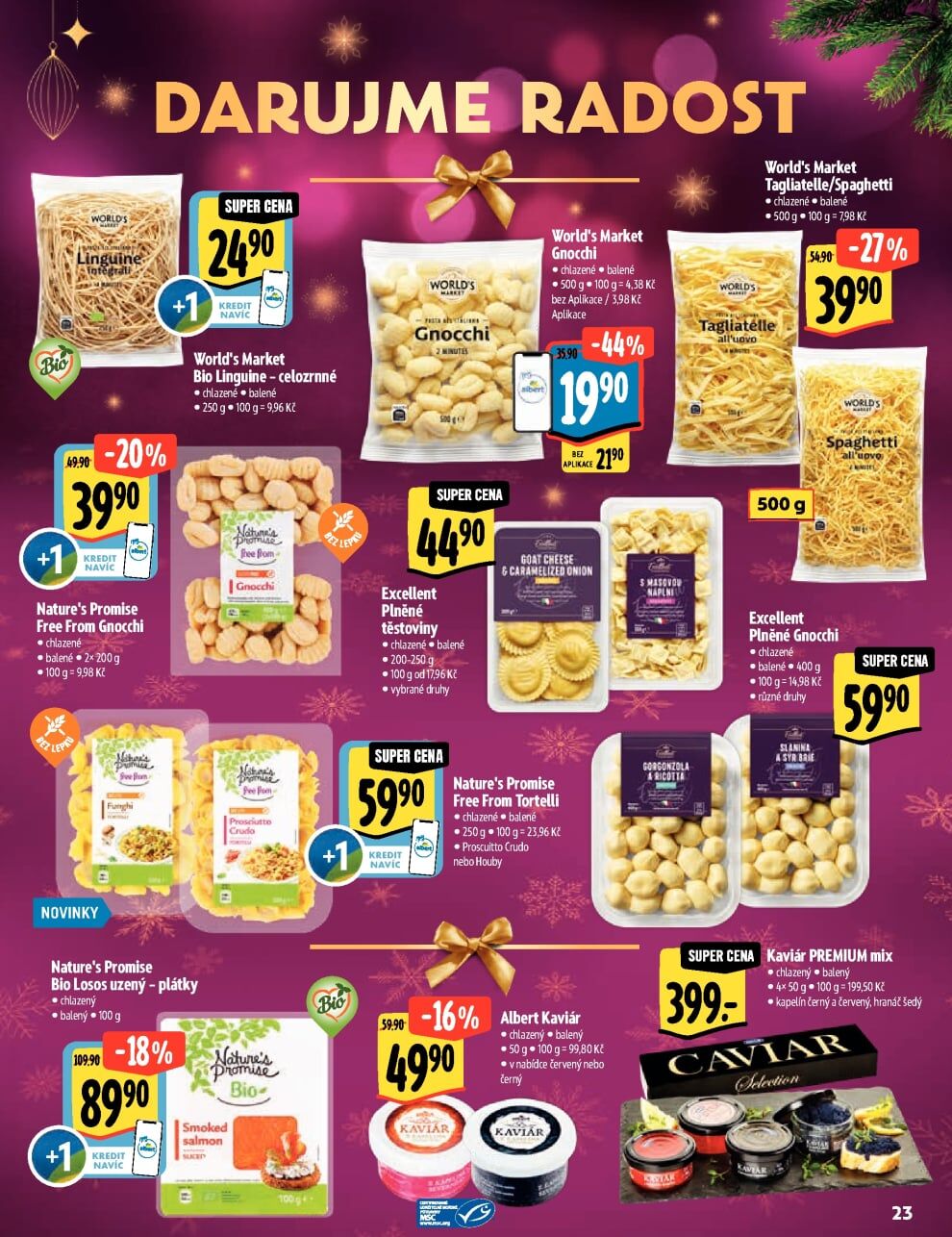 Albert Hypermarket - Akční katalog Darujme radost II. Albert strana 23