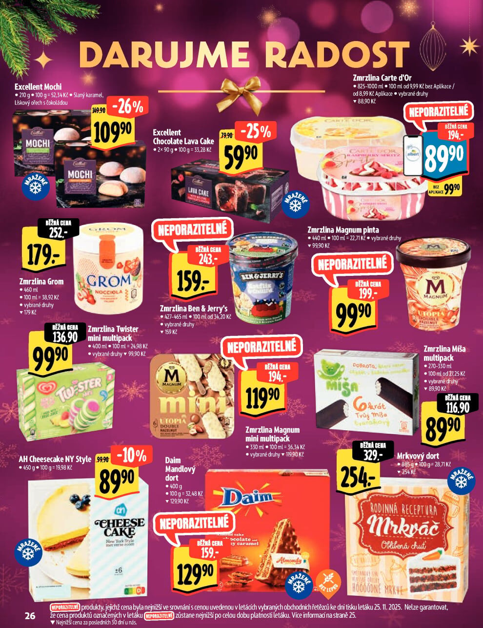 Albert Hypermarket - Akční katalog Darujme radost II. Albert strana 26