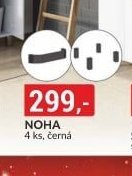 NOHA 4 ks, černá - bauMax aktualniletaky.eu