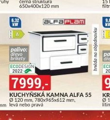 Kuchyňská kamna Alfa 55 - bauMax aktualniletaky.eu