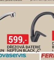 DŘEZOVÁ BATERIE NEPTUN BLACK - bauMax aktualniletaky.eu
