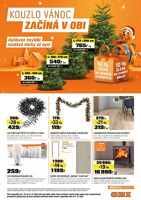 Leták OBI OBI leták platný od 2025-12-01 do 2025-12-31