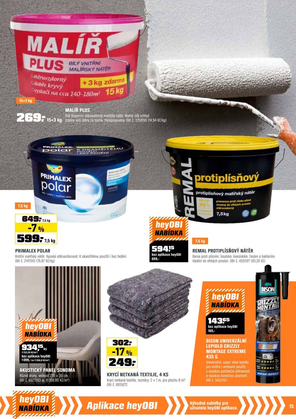 OBI leták OBI strana 15