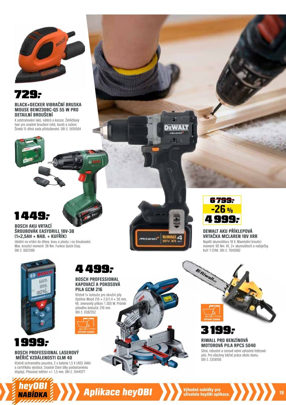 OBI leták OBI strana 19