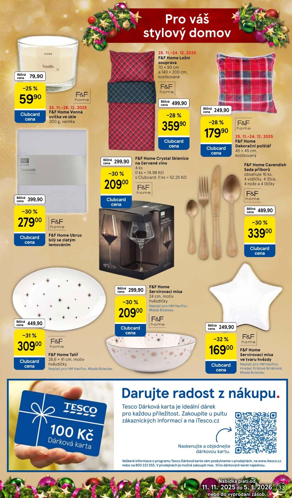 Tesco hypermarket - Katalog vánoční inspirace Tesco strana 33